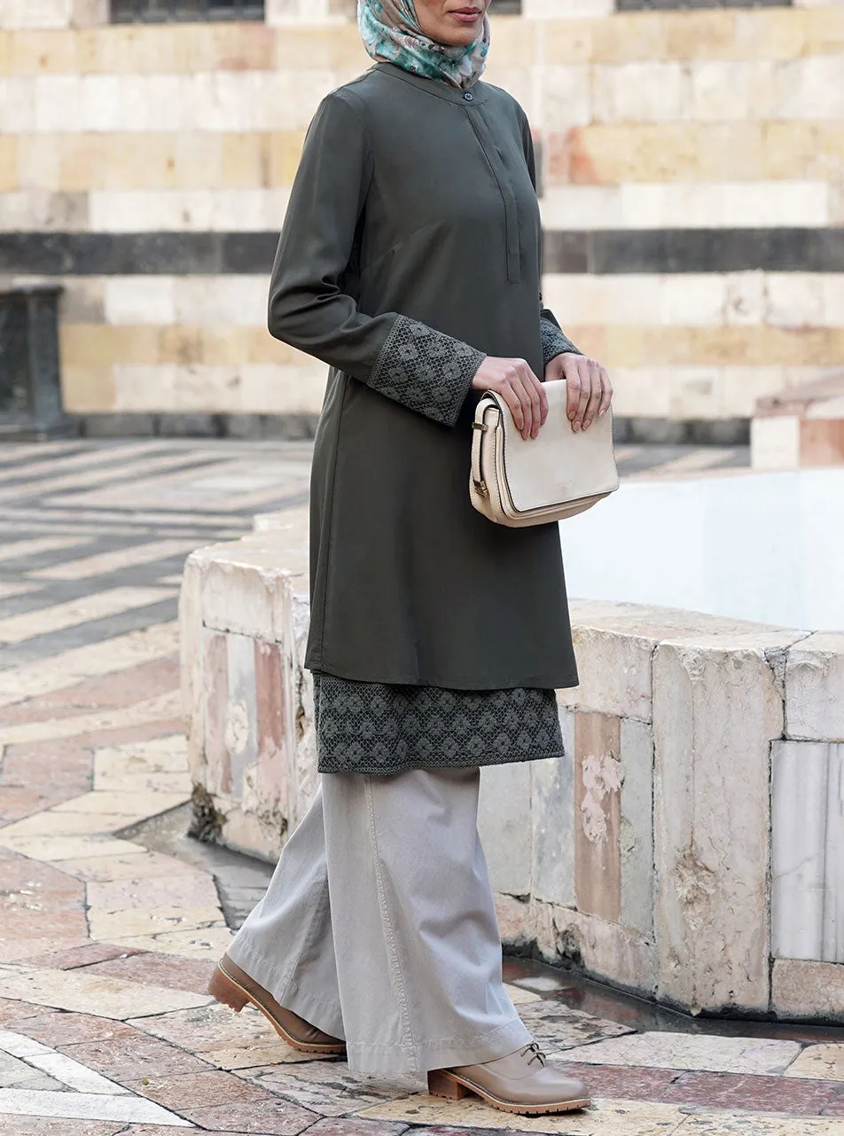 Lace Double Layered Tunic
