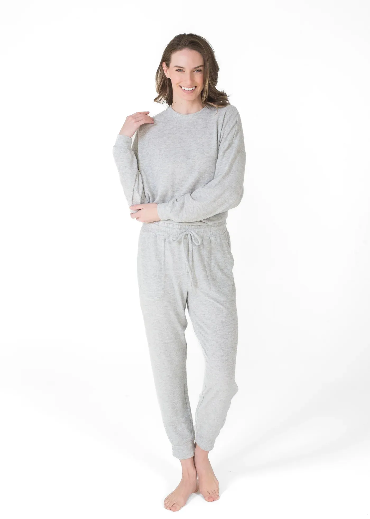 Lounge Set PJ Drop Shoulder | Latte Love