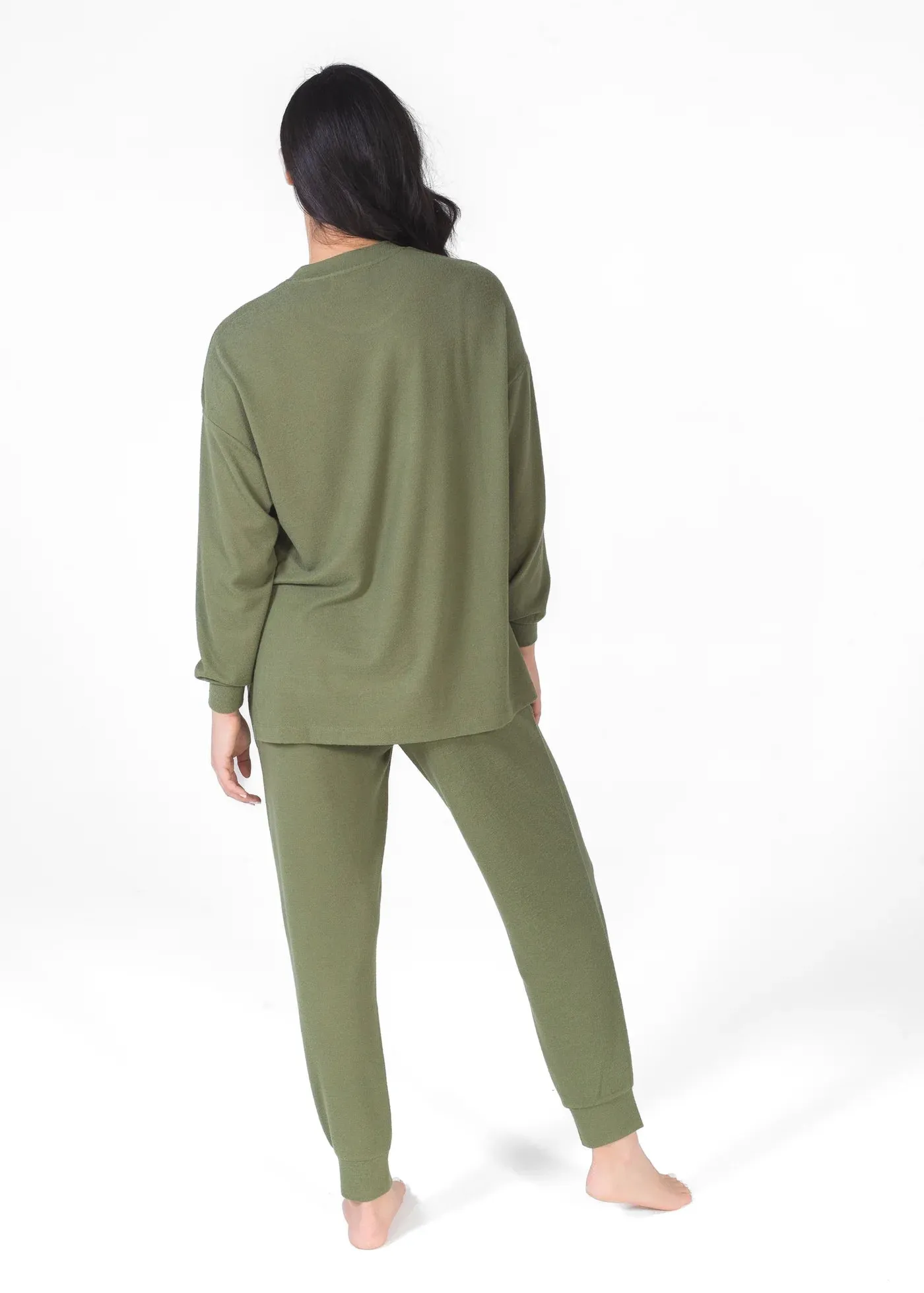 Lounge Set PJ Drop Shoulder | Latte Love