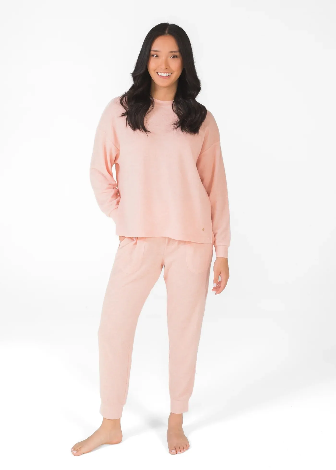 Lounge Set PJ Drop Shoulder | Latte Love