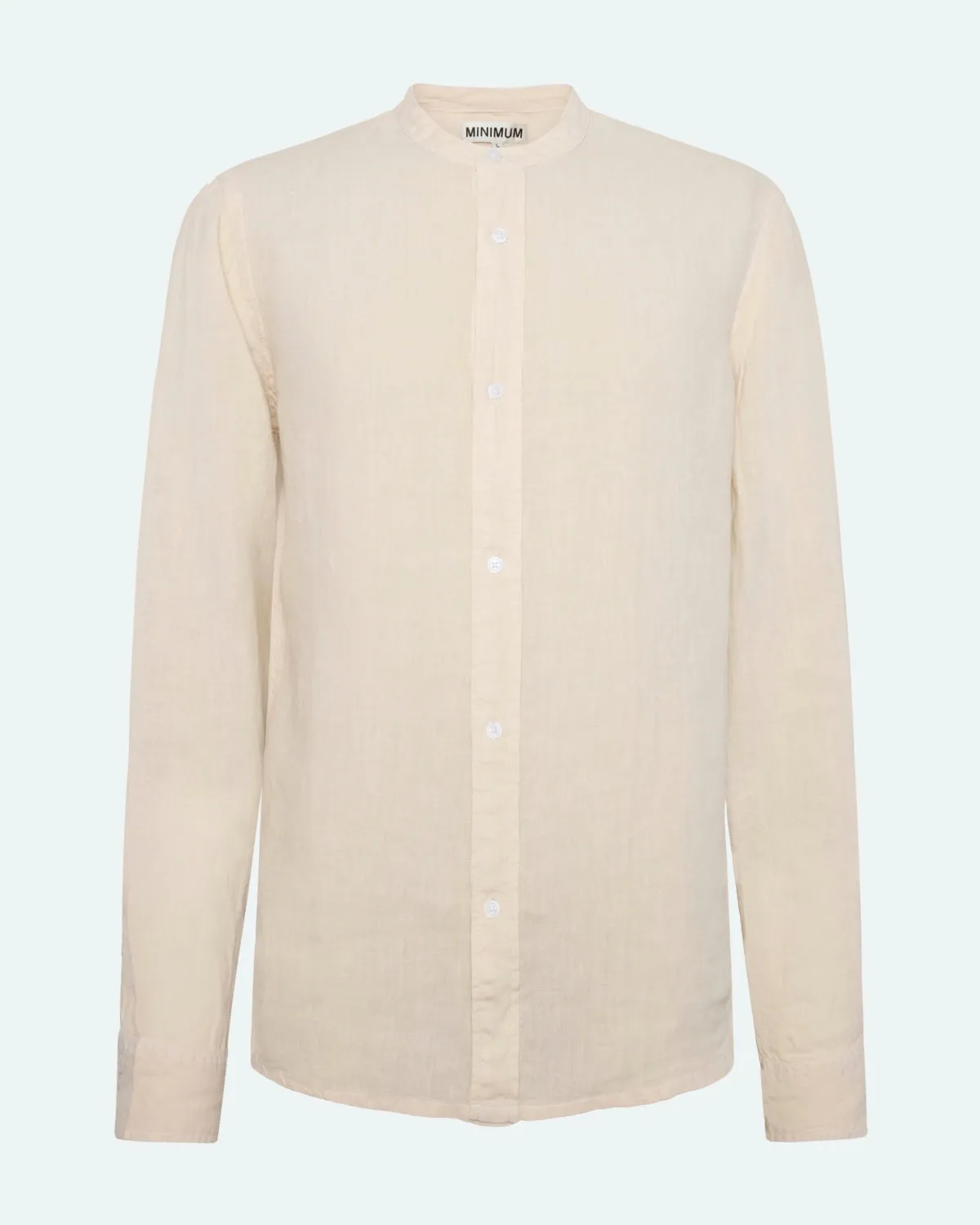 Mando long sleeved linen shirt 4115 - Rainy Day