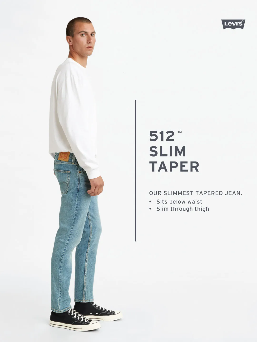 Men's 512 Slim Tapered Fit Green Chinos