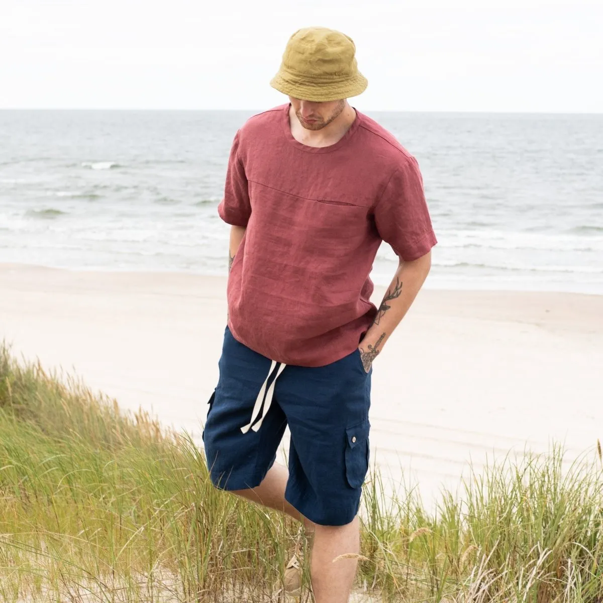 Men’s linen t-shirt BURNIE