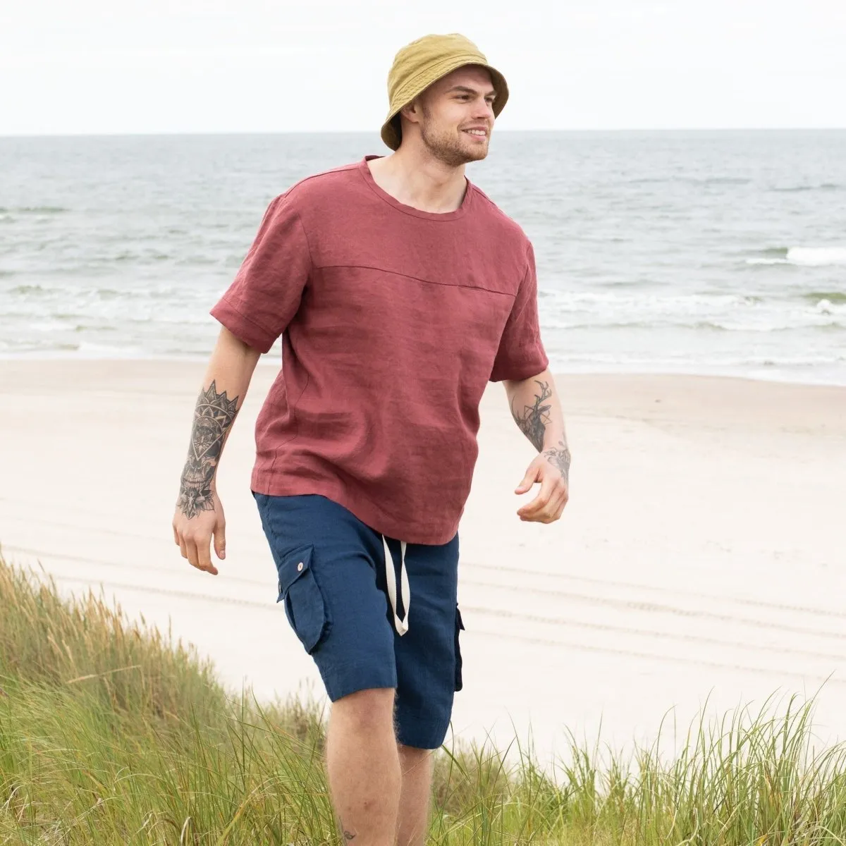 Men’s linen t-shirt BURNIE
