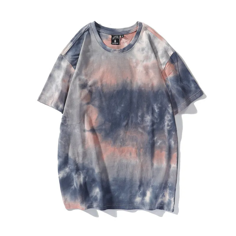 Men’s Tie-Dye Short Sleeve T-Shirt – Casual and Colorful