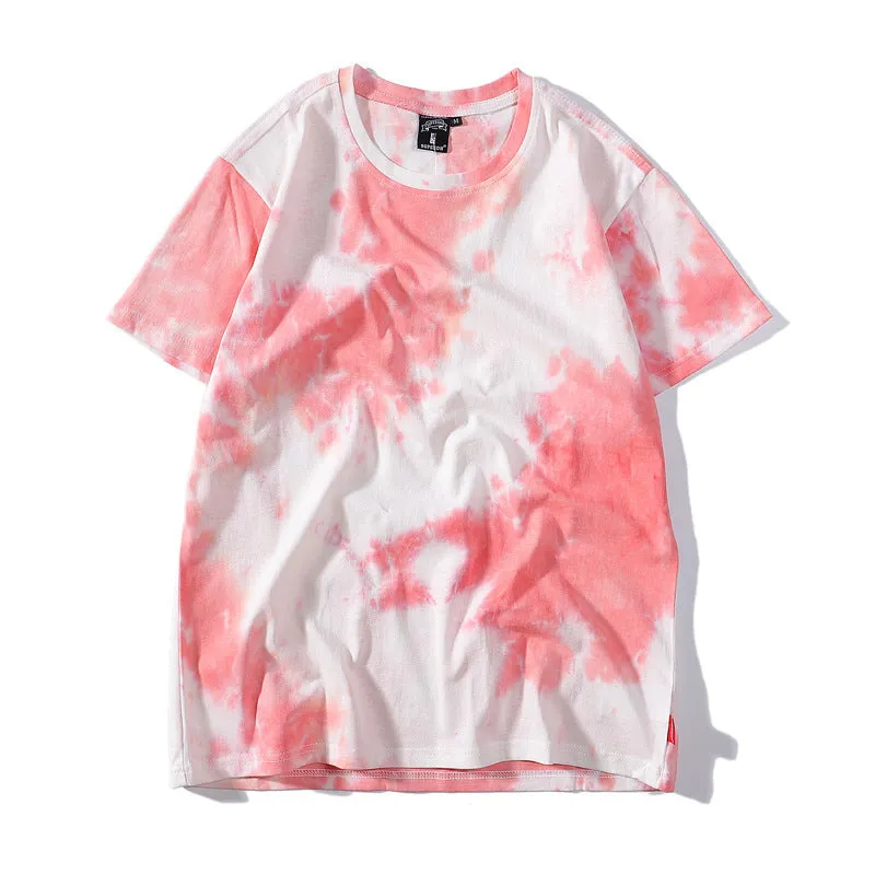 Men’s Tie-Dye Short Sleeve T-Shirt – Casual and Colorful