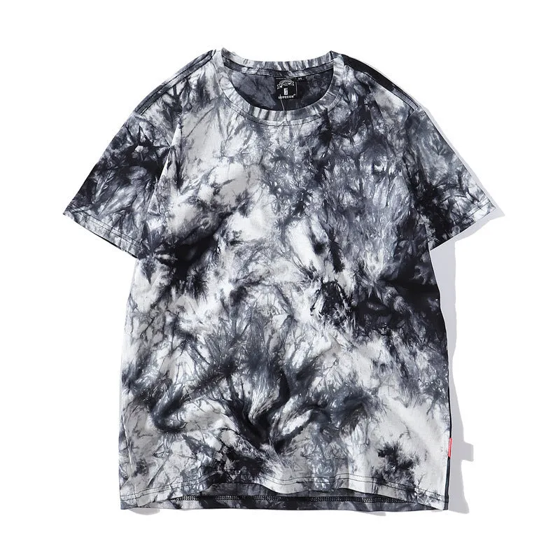 Men’s Tie-Dye Short Sleeve T-Shirt – Casual and Colorful