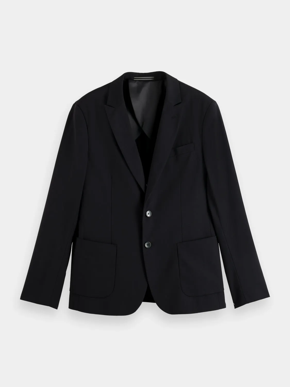 Peak lapel blazer