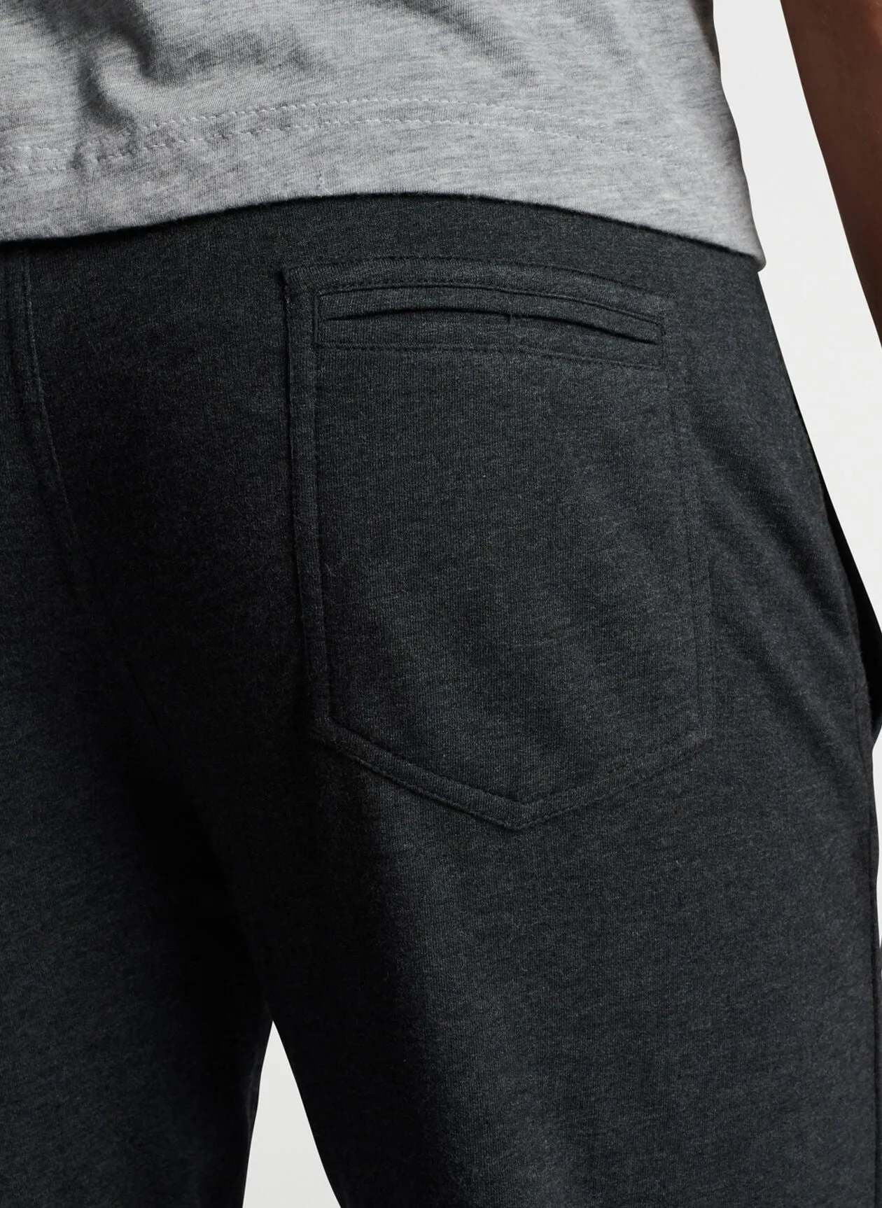Peter Millar Lava Wash Garment Dyed Jogger in Charcoal