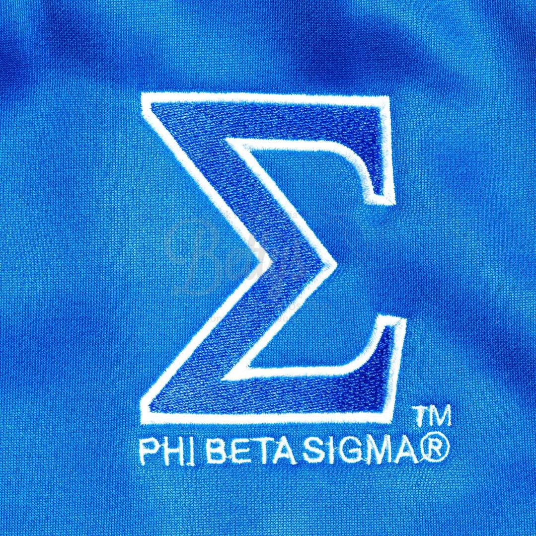 Phi Beta Sigma ΦΒΣ Elite Jogger Pants with Zippered Leg Opening