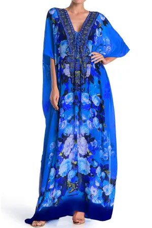 Print Kaftan Flowy Vacation Dresses