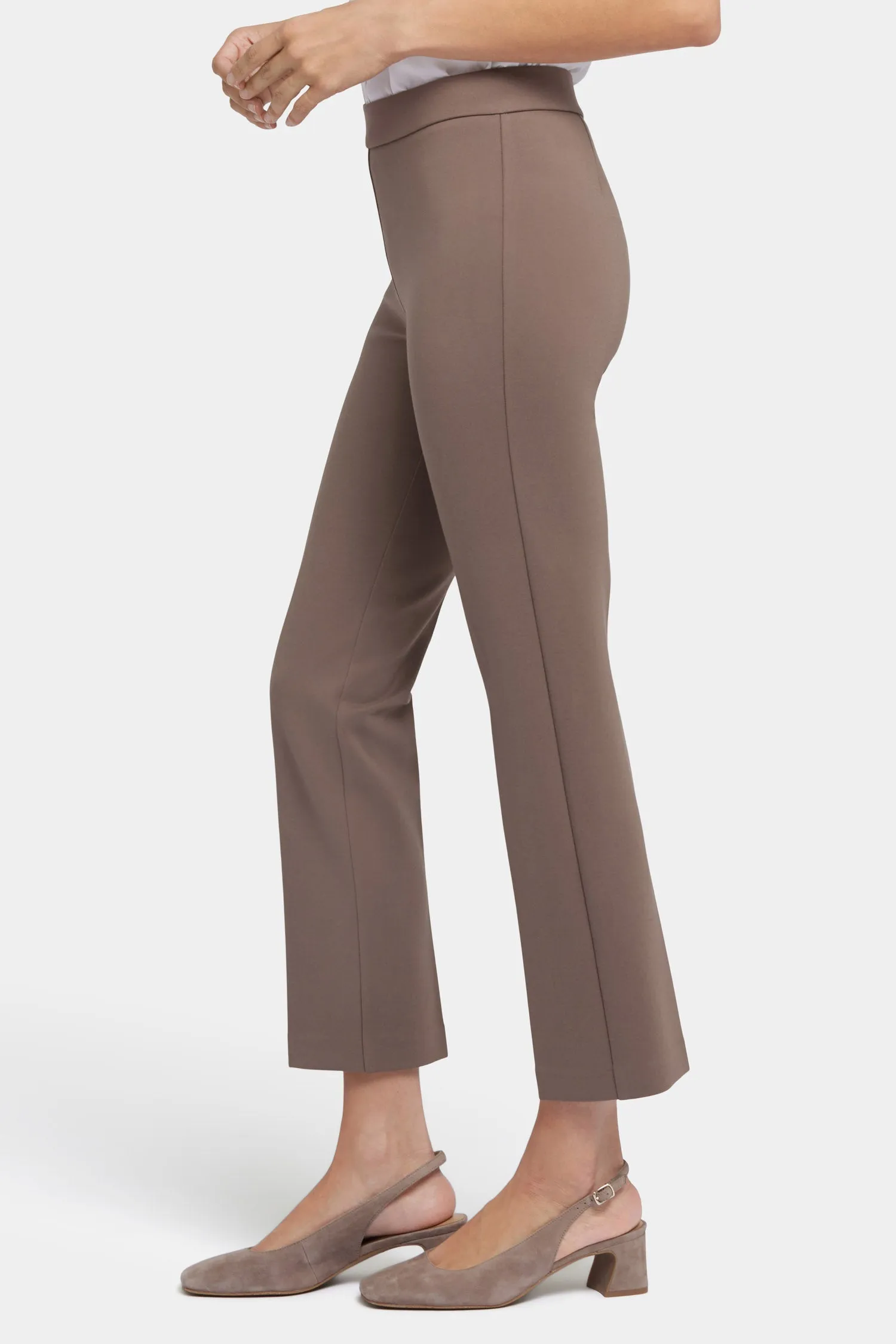 Pull-On Slim Ankle Trouser Pants - Incense