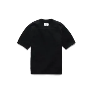 REIGNING CHAMP COTTON LINEN YARD SHIRT - BLACK