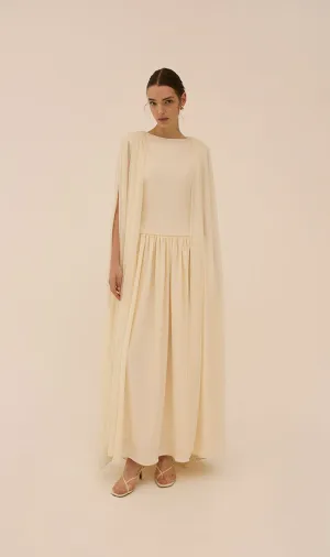Sahab Scarf Dress in Cream