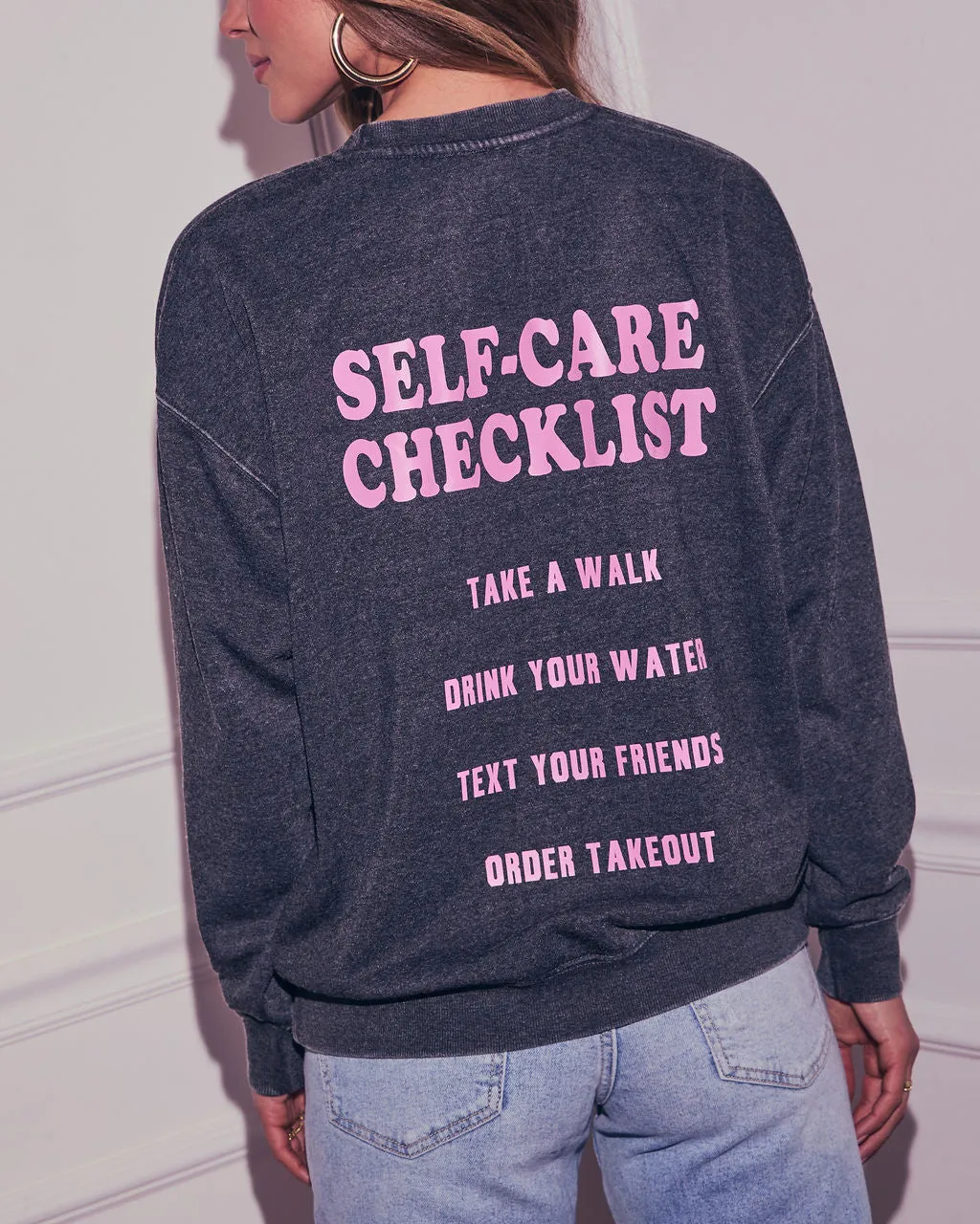 Self Love Club Graphic Sweatshirt