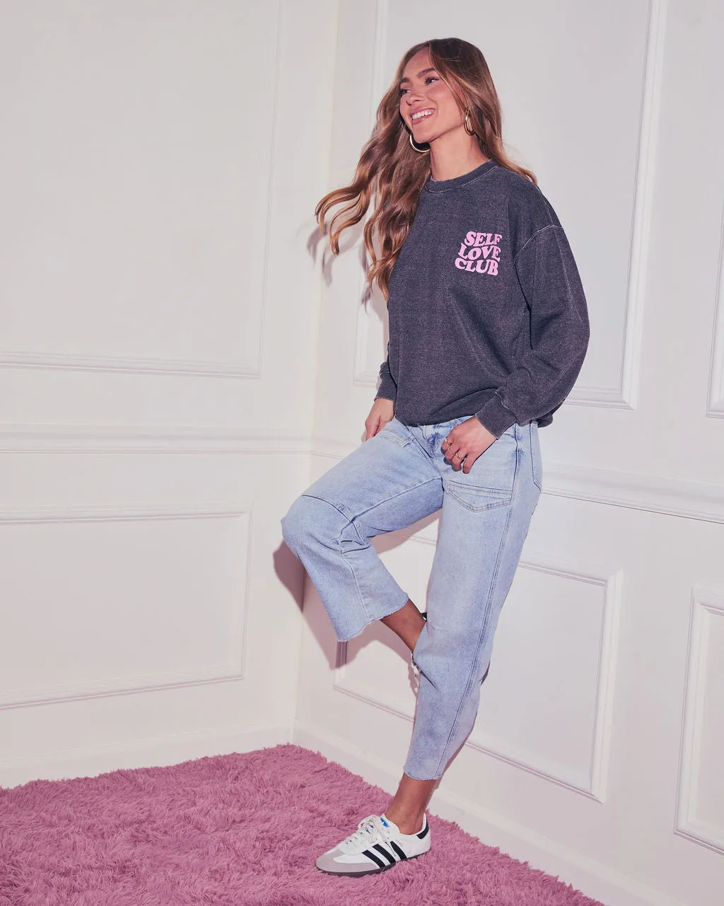 Self Love Club Graphic Sweatshirt