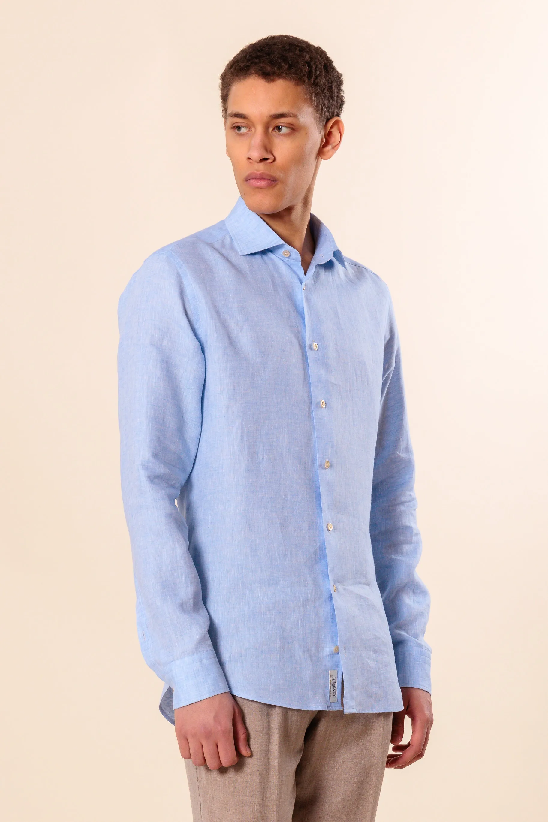 Shirt "PORTOFINO" / Linen by Solbiati