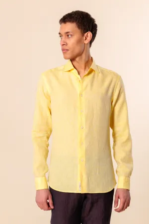 Shirt "PORTOFINO" / Linen by Solbiati