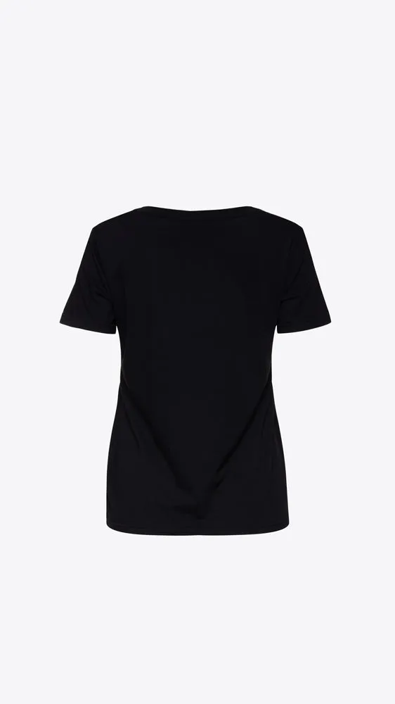 Standard Scoop Tee - Jet Black