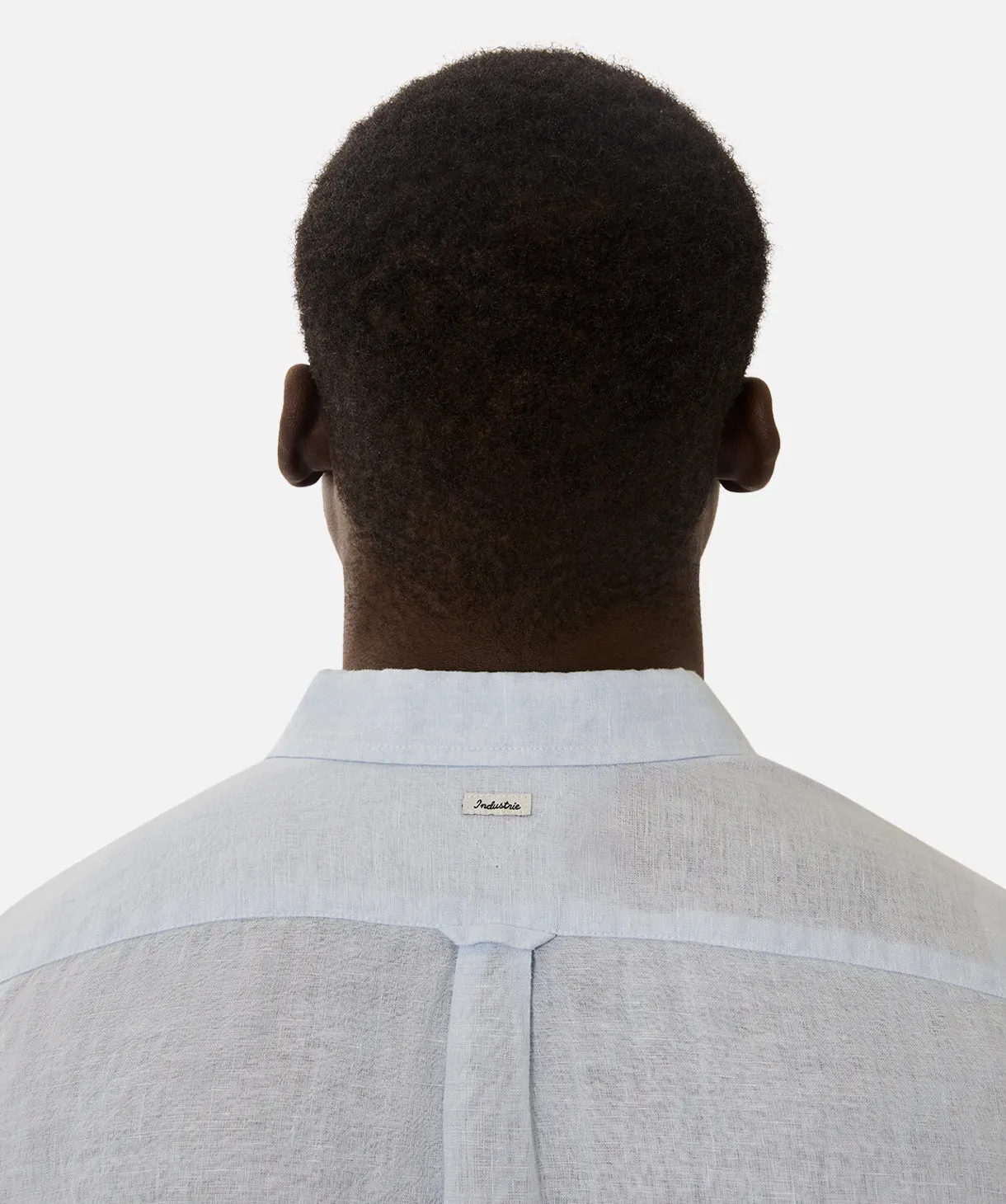The Tennyson Linen L/s Shirt - Sky