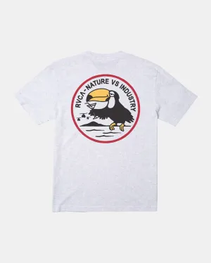 Tipsy Toucan T-Shirt - Cool Grey Heather