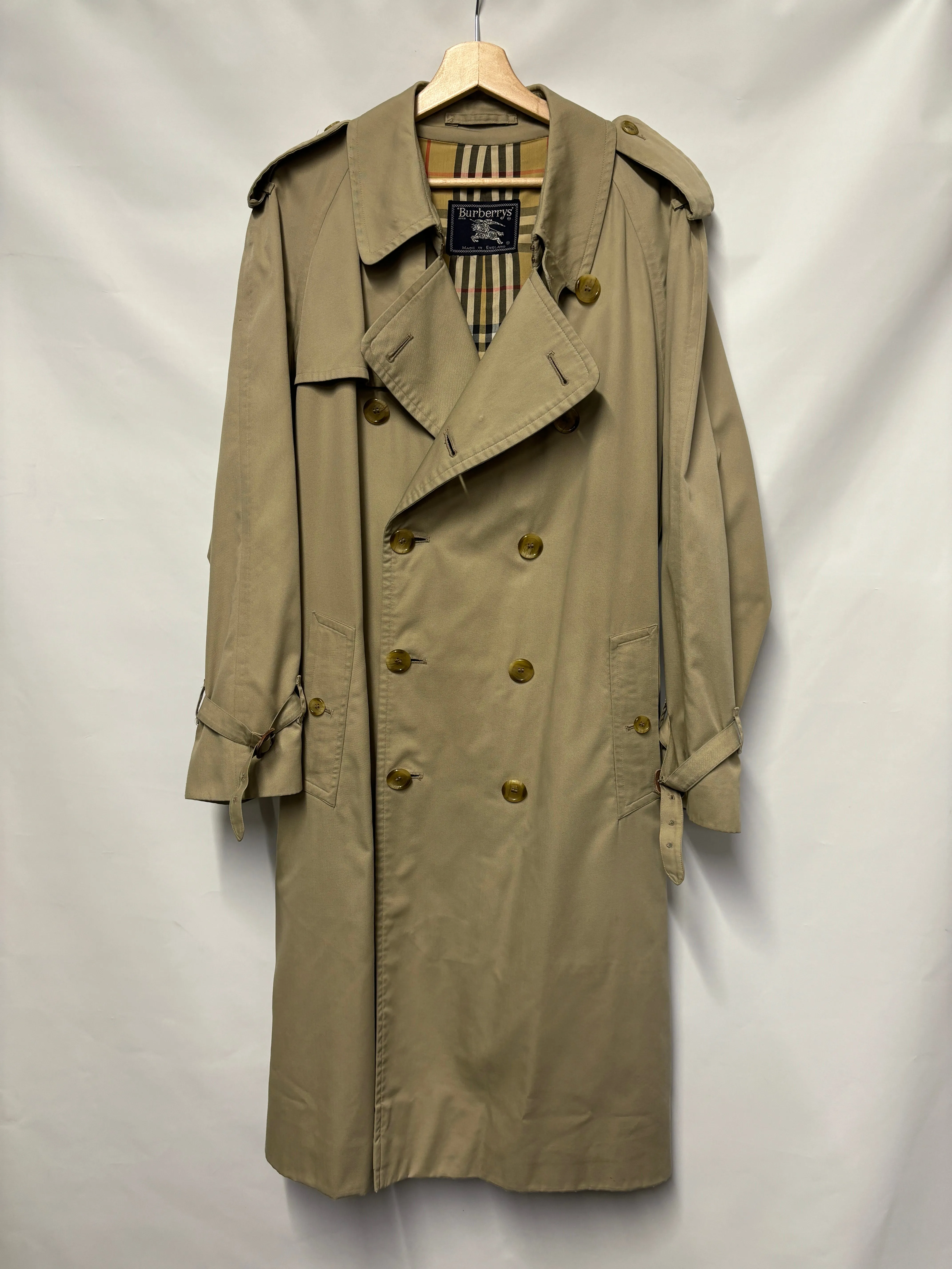 Vintage Burberry's Unisex Trench Coat CH44"