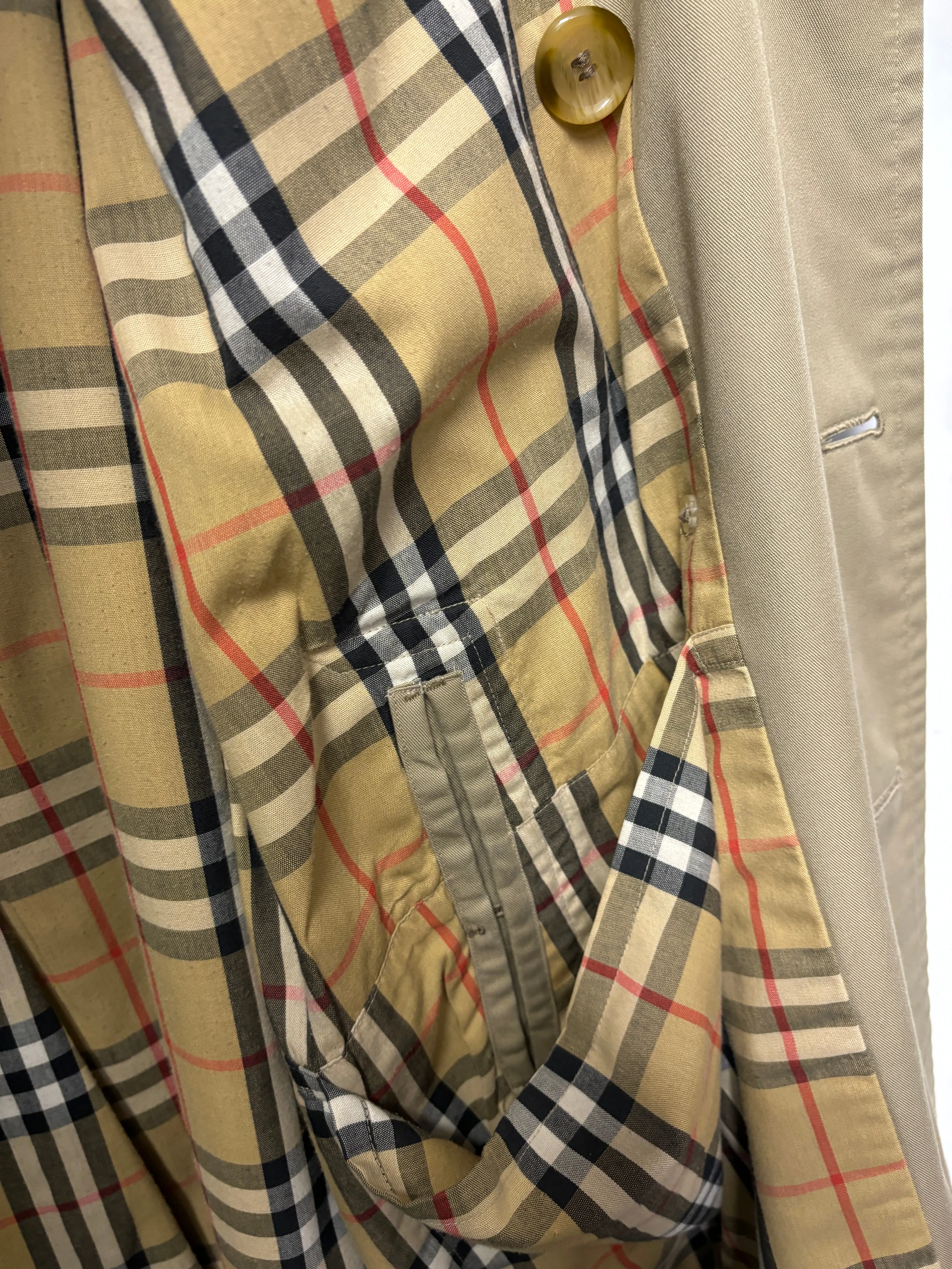Vintage Burberry's Unisex Trench Coat CH44"