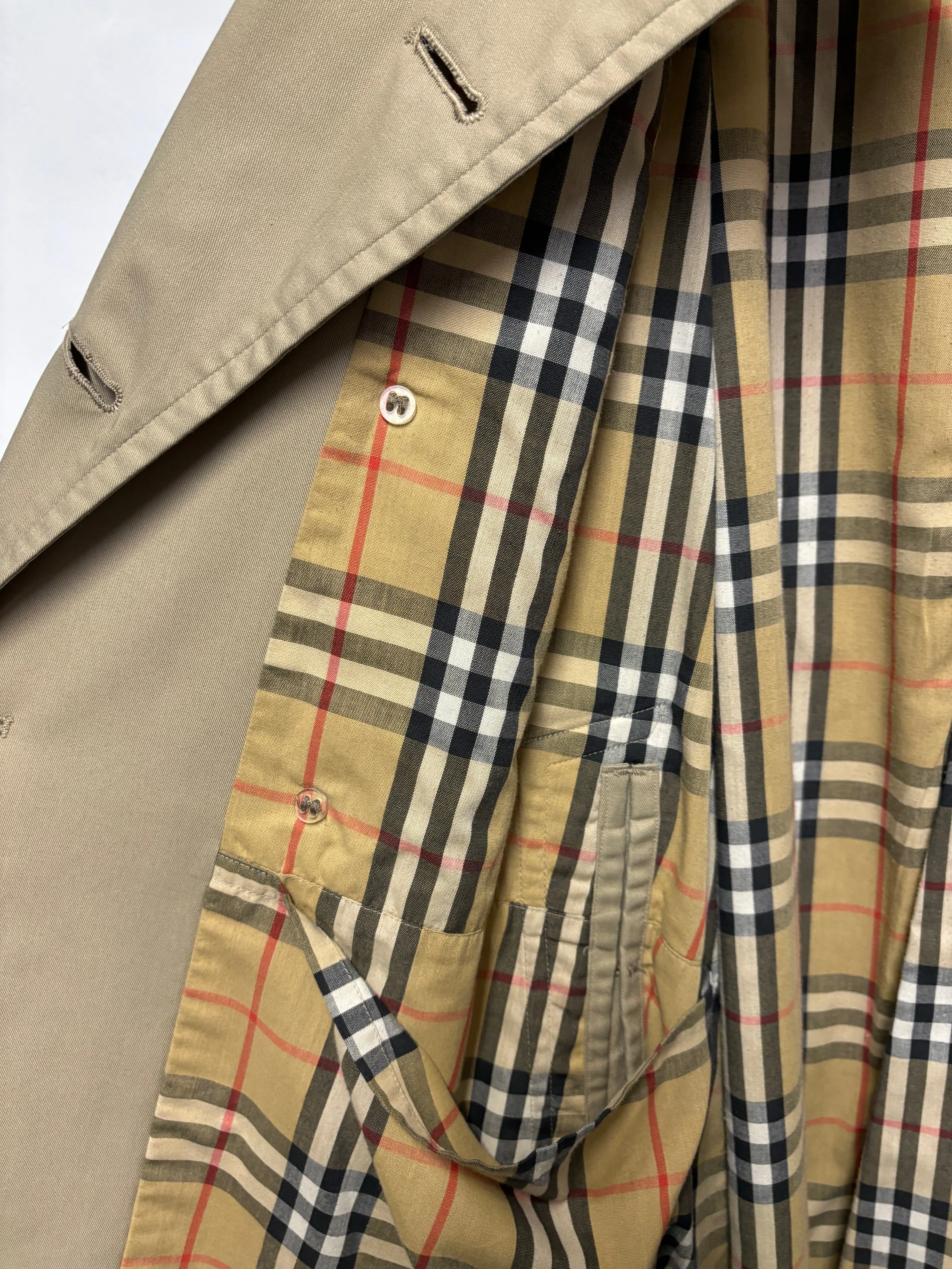 Vintage Burberry's Unisex Trench Coat CH44"