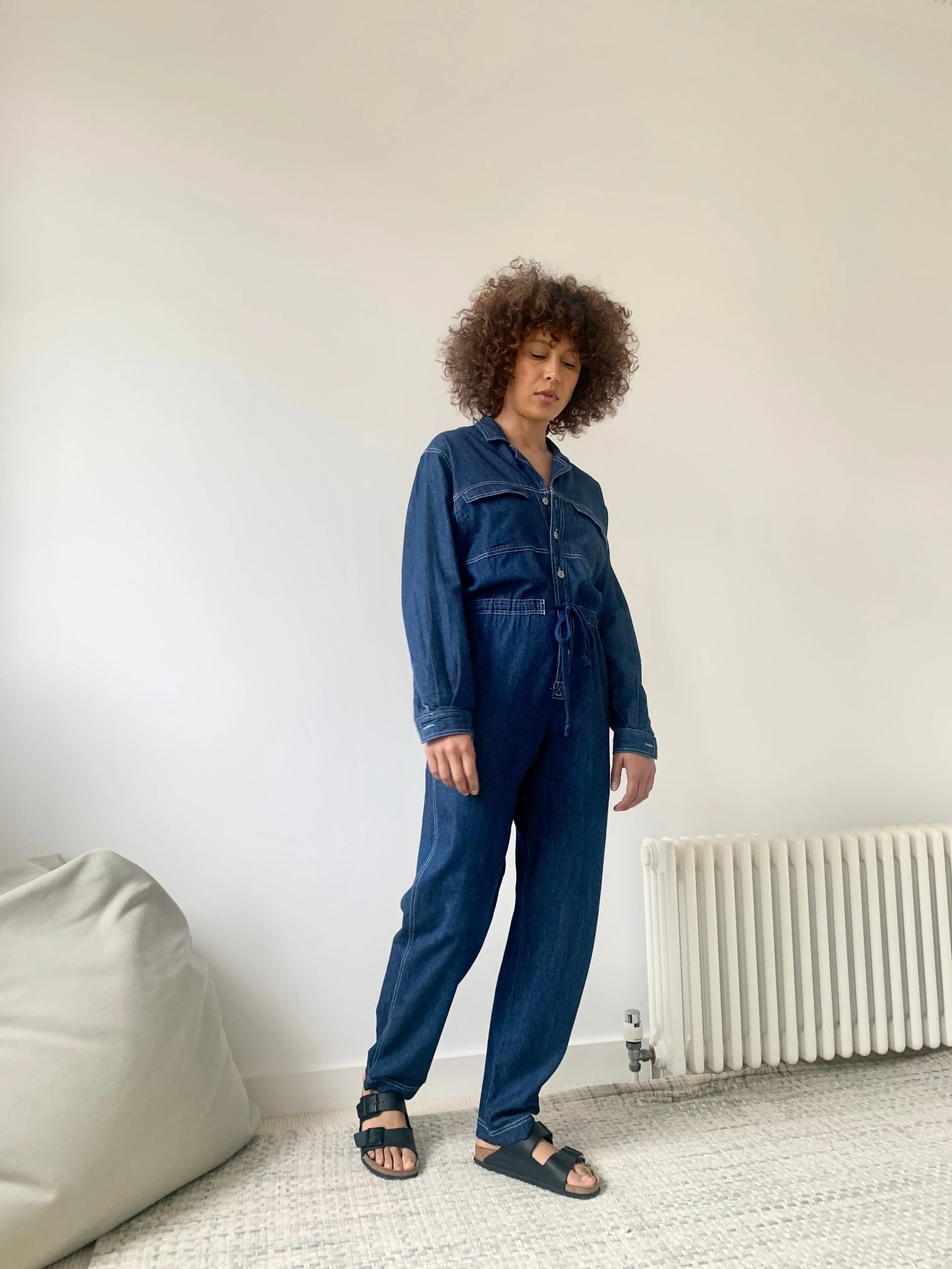 Vintage CK soft denim boiler-suit