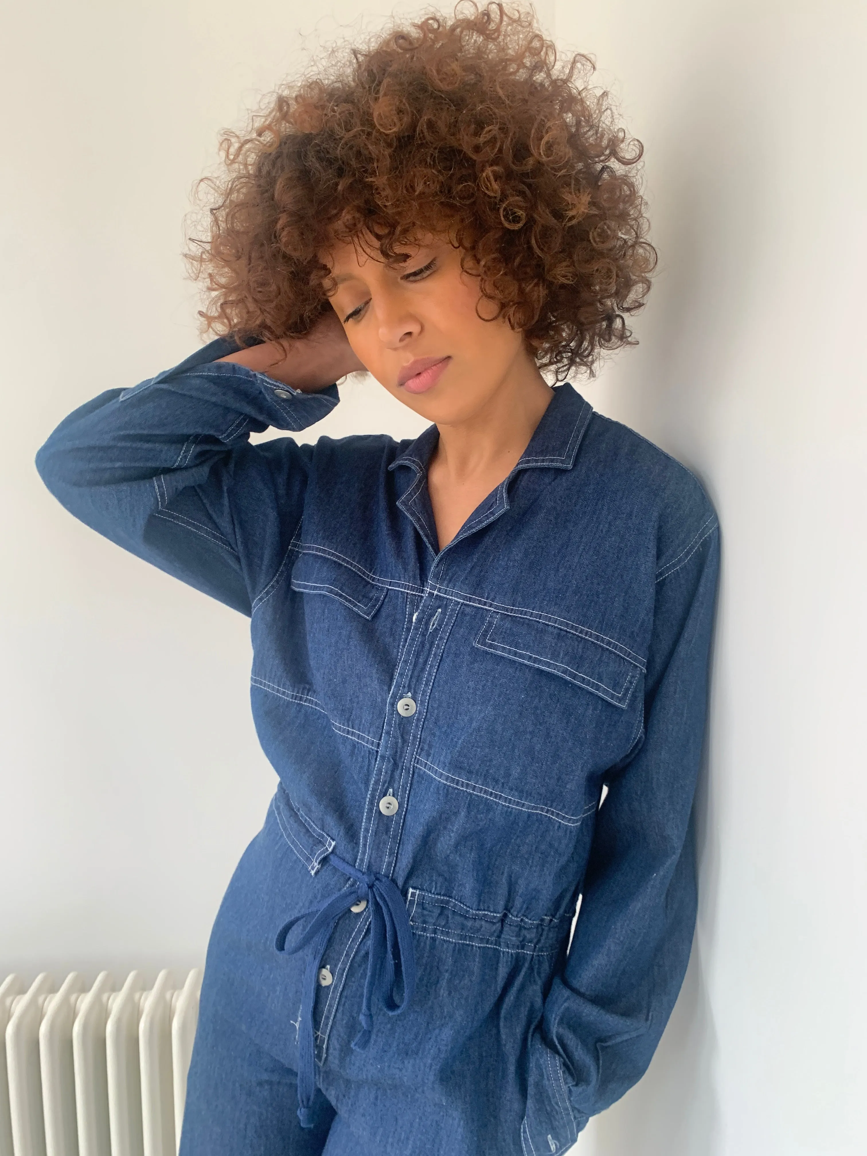 Vintage CK soft denim boiler-suit