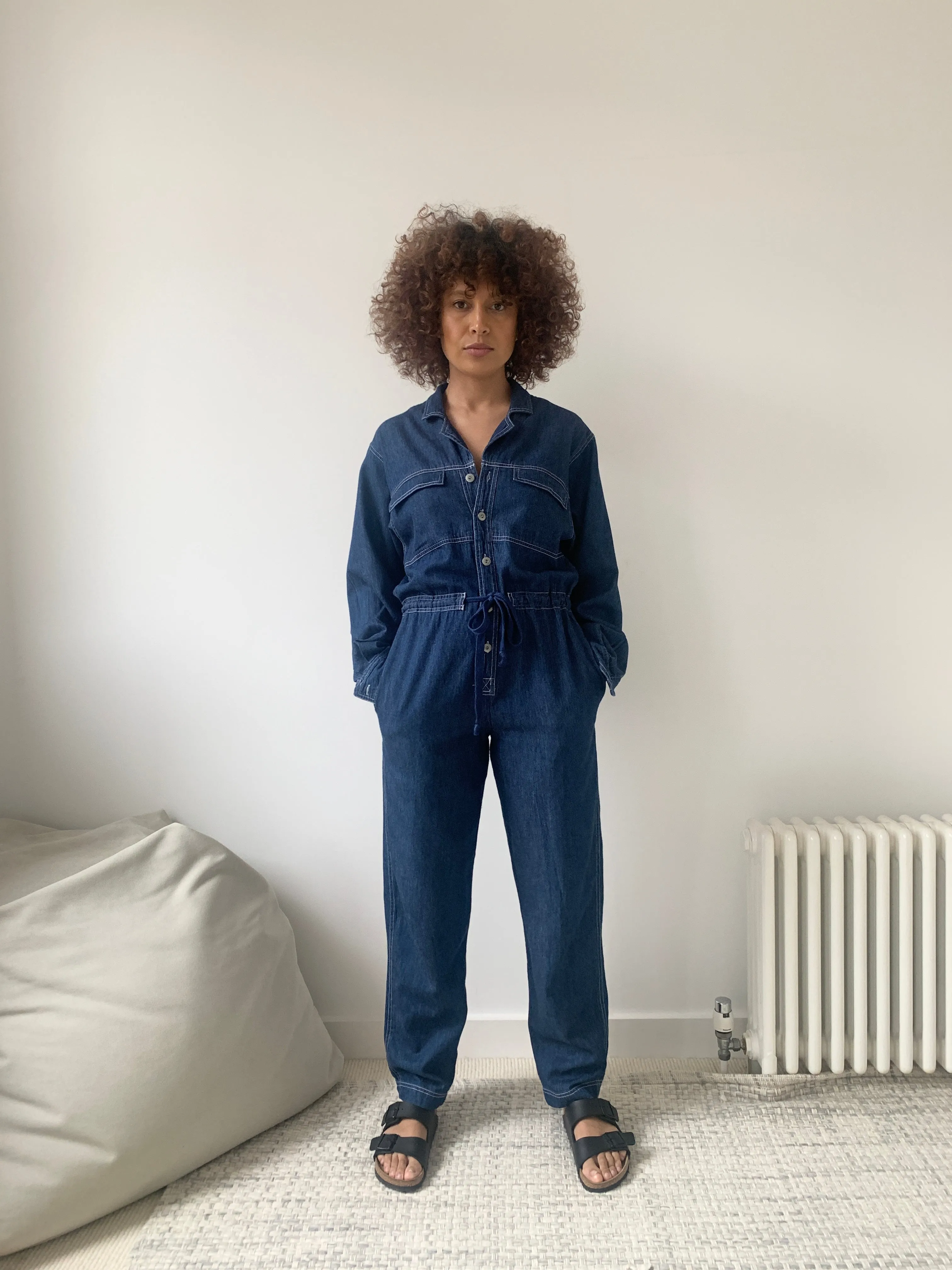 Vintage CK soft denim boiler-suit