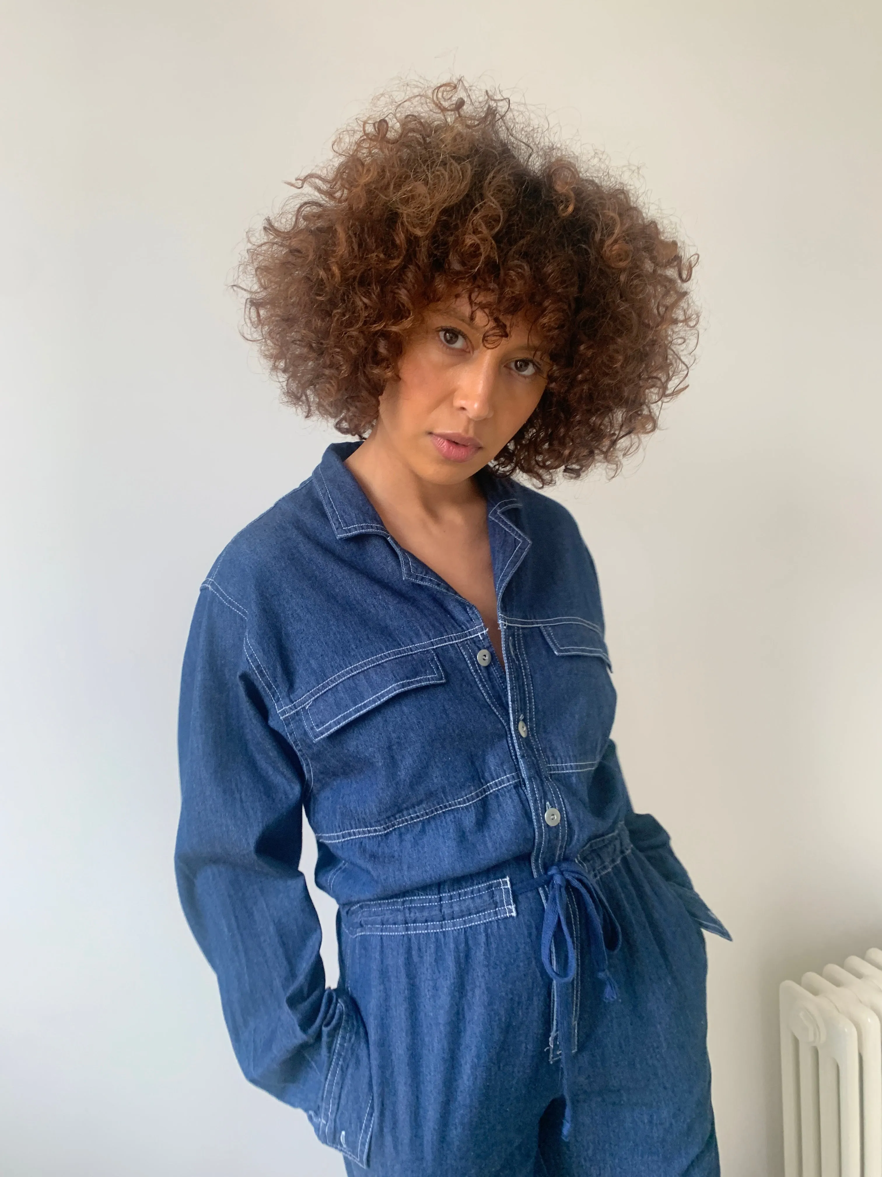 Vintage CK soft denim boiler-suit