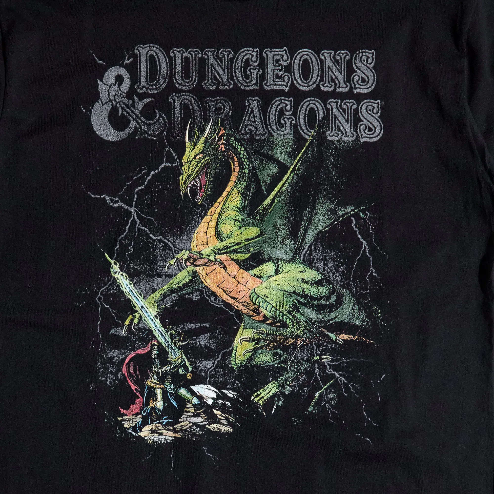 Vintage Companions Rules Green Dragon Black Tee