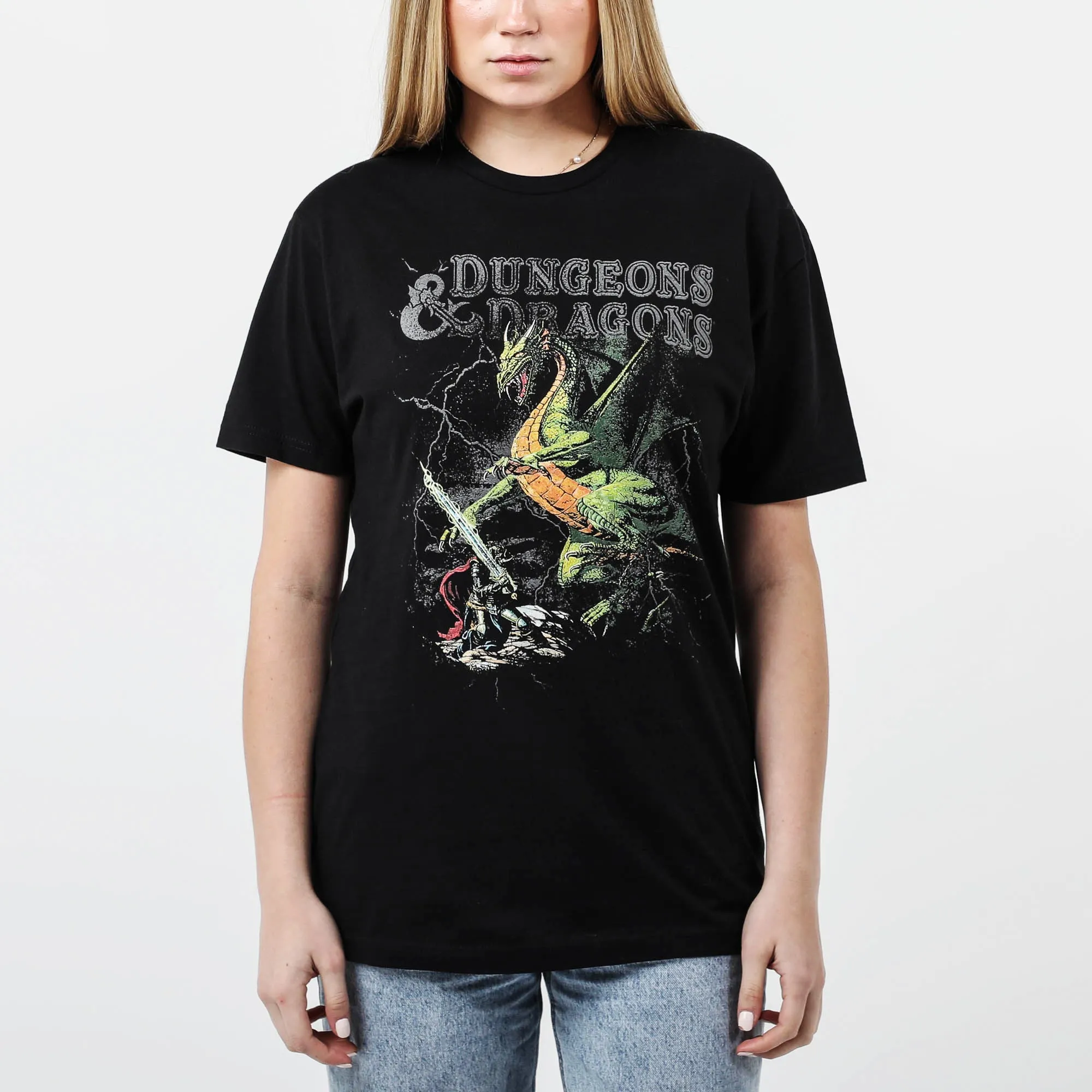 Vintage Companions Rules Green Dragon Black Tee