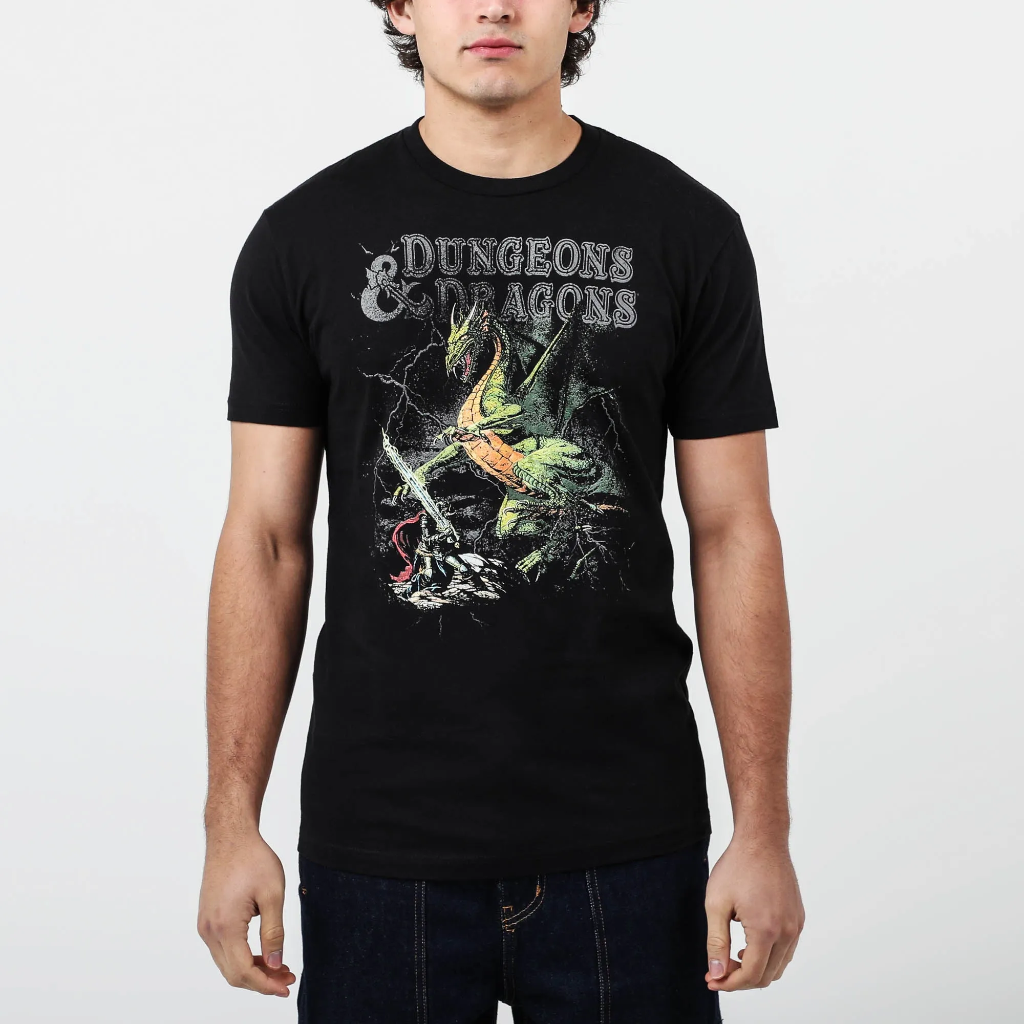 Vintage Companions Rules Green Dragon Black Tee