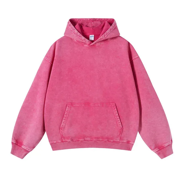 Vintage Wash Oversized Hoodie