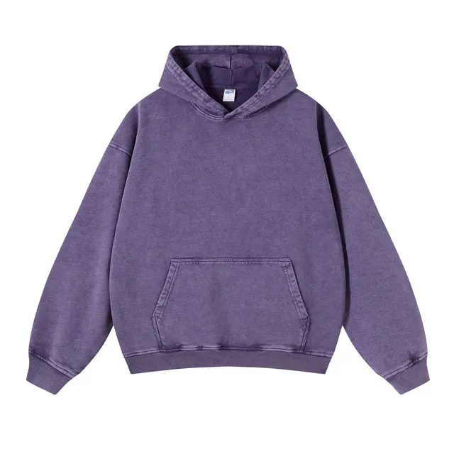 Vintage Wash Oversized Hoodie