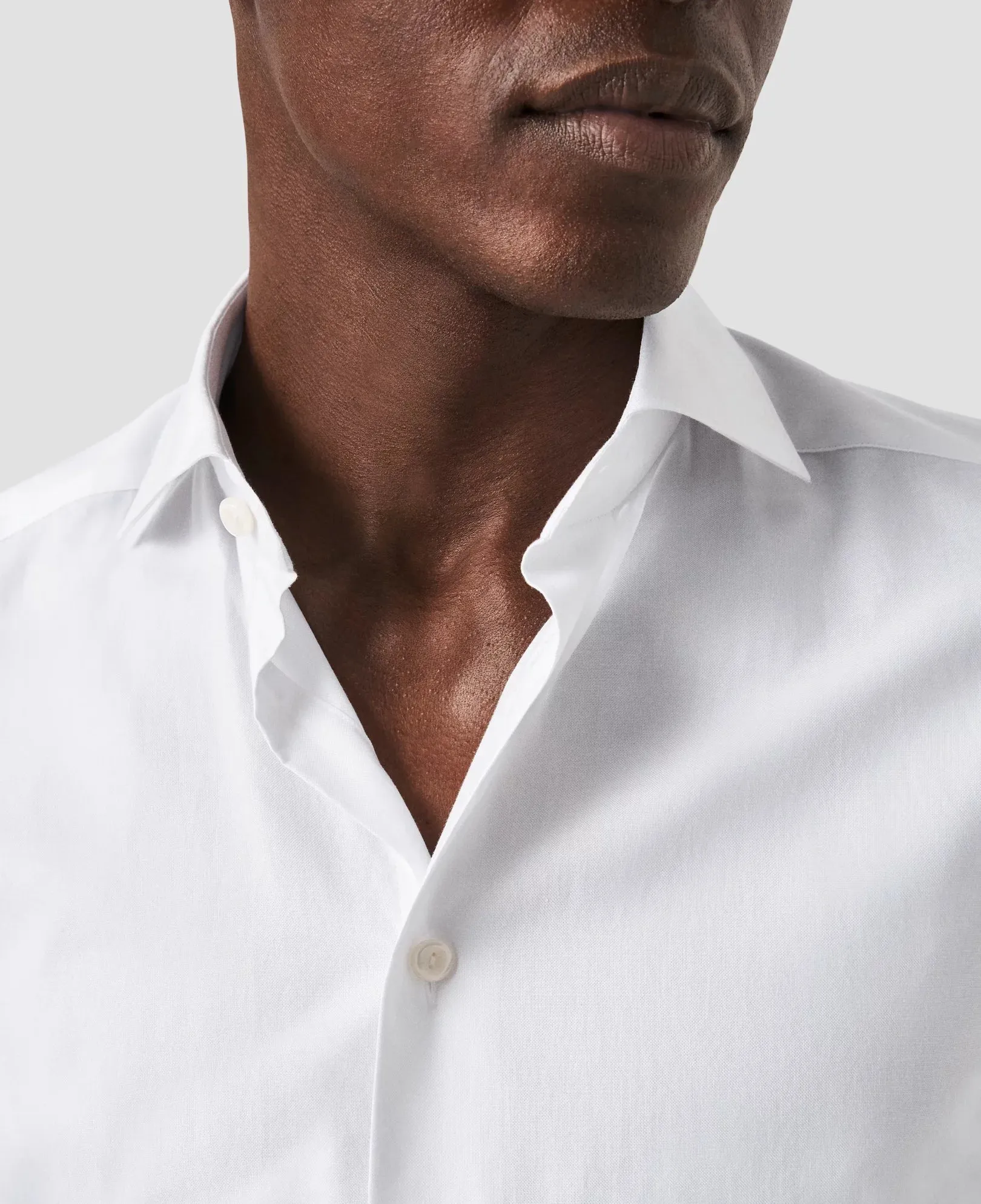 White Solid Signature Oxford Contemporary Fit Shirt - ETON