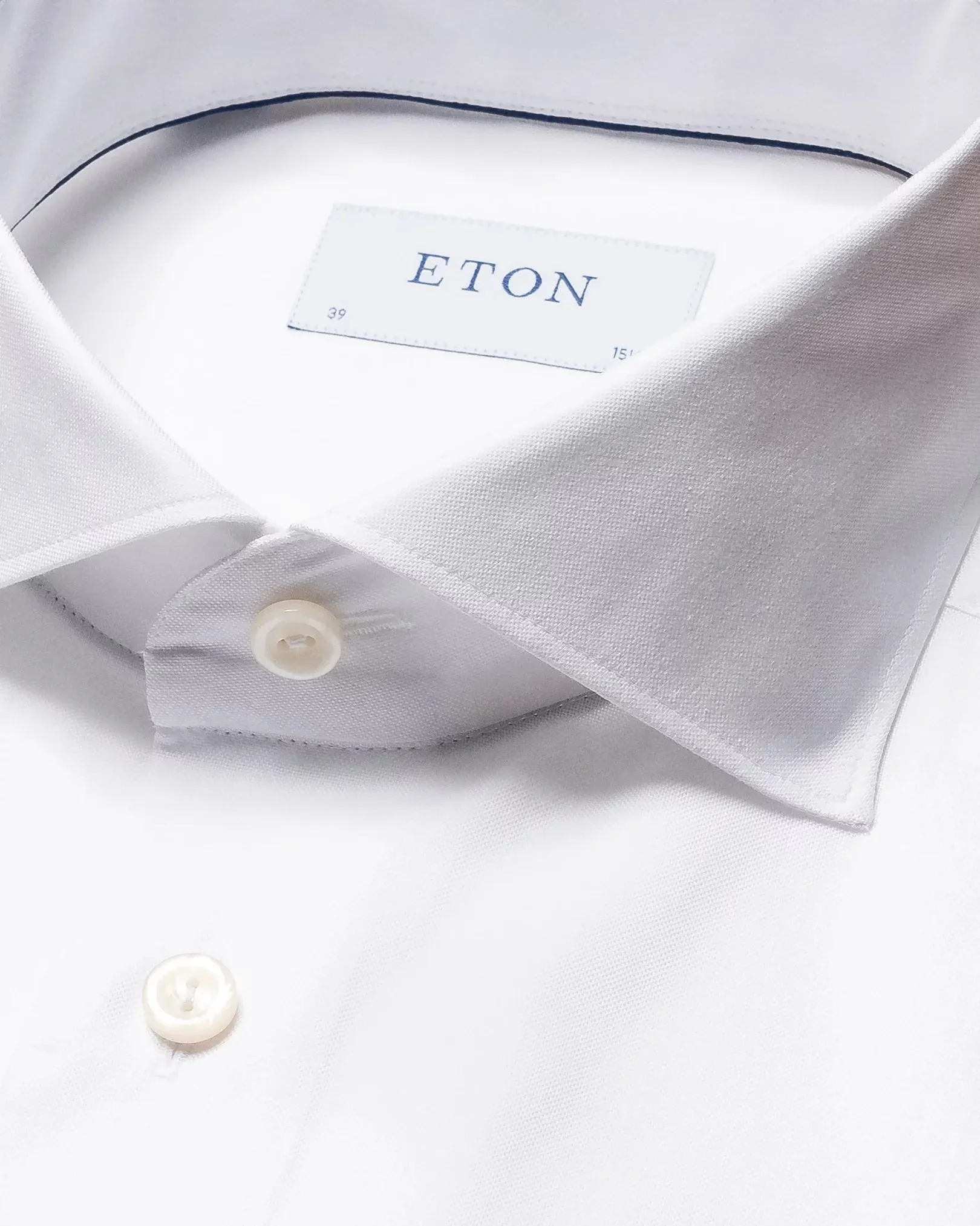 White Solid Signature Oxford Contemporary Fit Shirt - ETON