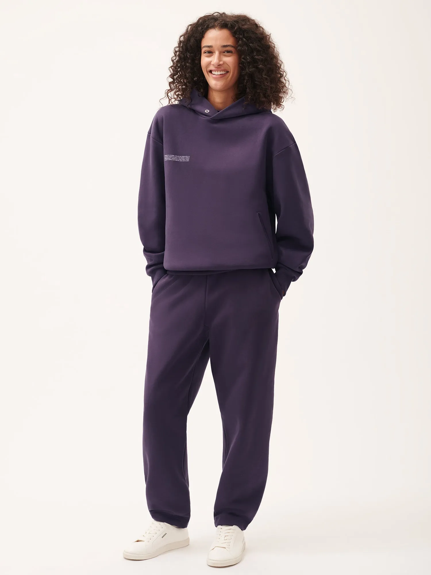 Womens DNA Barrel-Leg Track Pants—blackberry